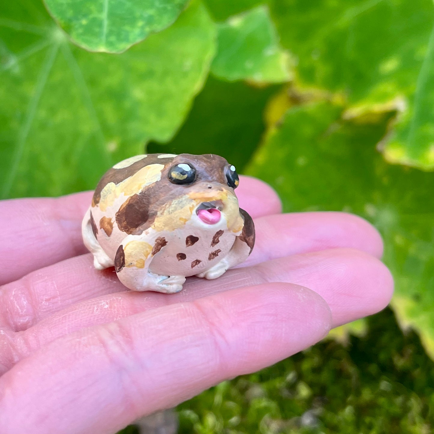 Handmade mini frog friend figurine series 3.0