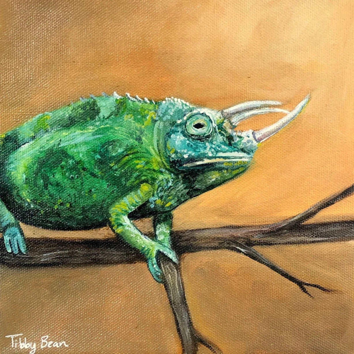 Custom acrylic pet painting portrait commission