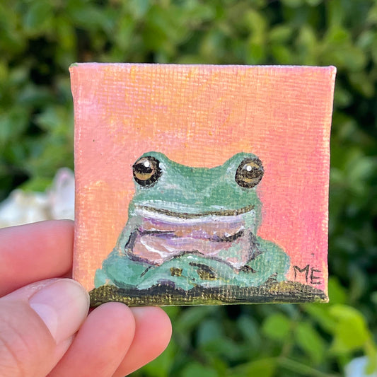 White's Tree Frog Painting Magnet