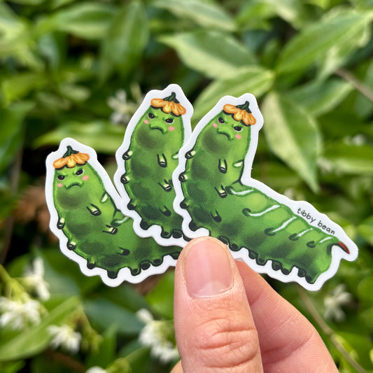 Vinyl hornworm sticker