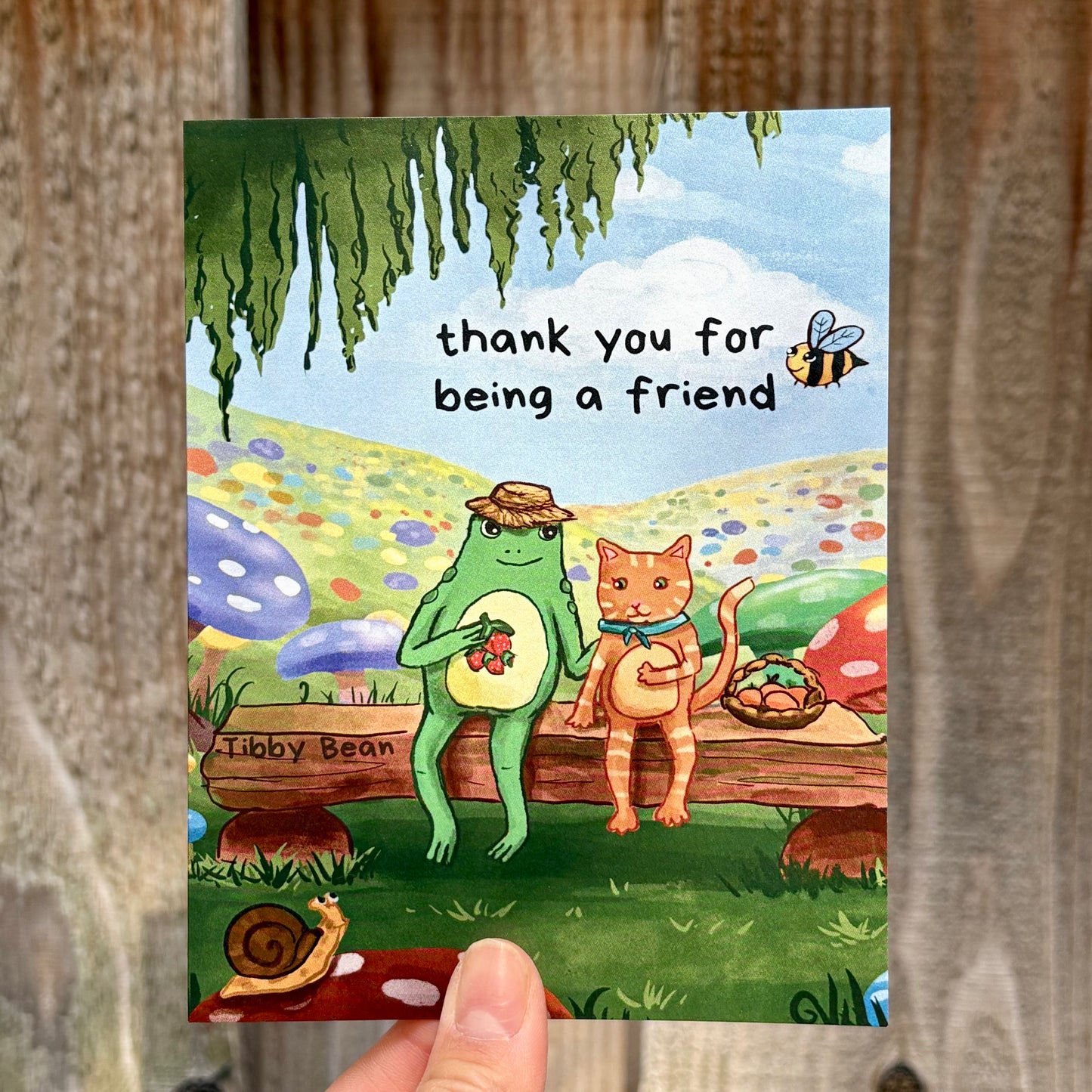 Thank you for being a friend greeting card